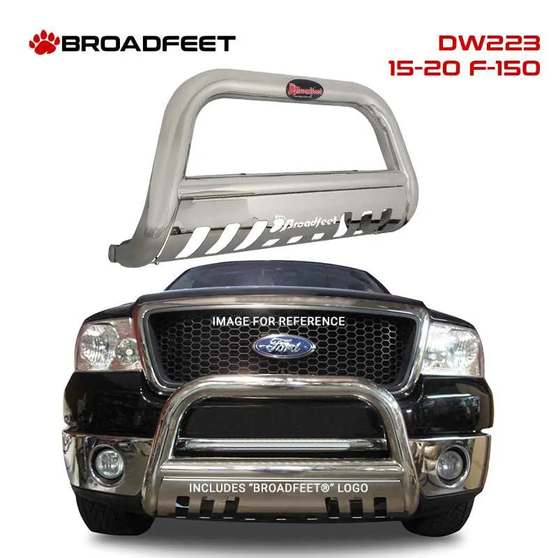 Front Bull Bar With Skid Plate (Dw223) Fits Ford F-150 2015-2020 1