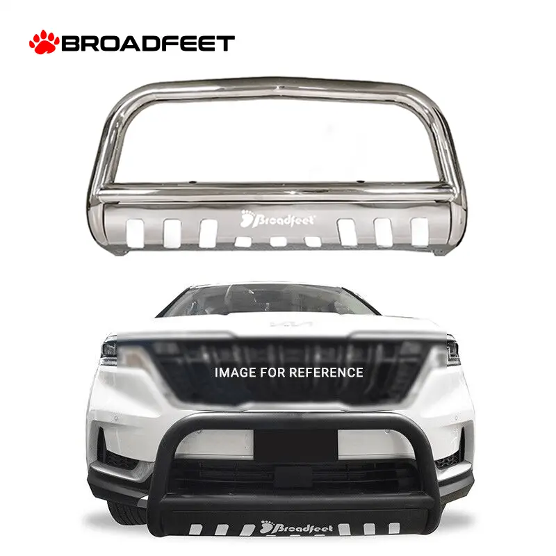 Front Bull Bar With Skid Plate (Dw6) Bumper Guard Fits Hyundai Santa Cruz 2022-2025 2