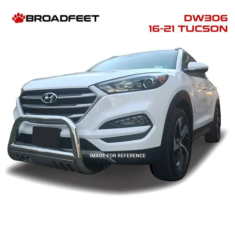 Front Bull Bar With Skid Plate (Dw306) Bumper Guard Fits Hyundai Tucson 2016-2021 1