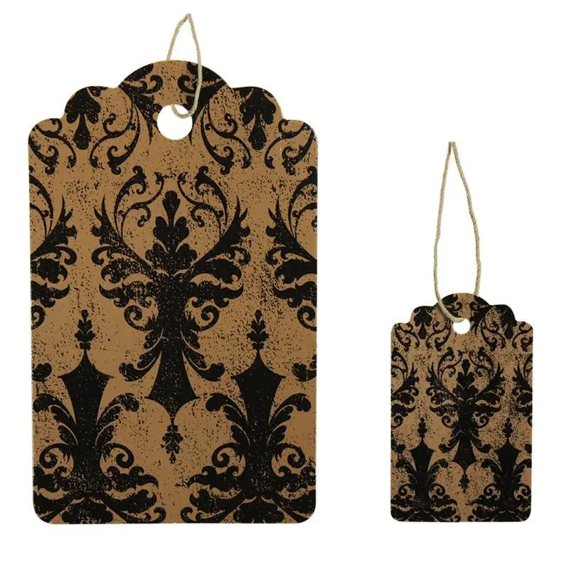 Damask Tag (100/Box) - 2 Sizes 1