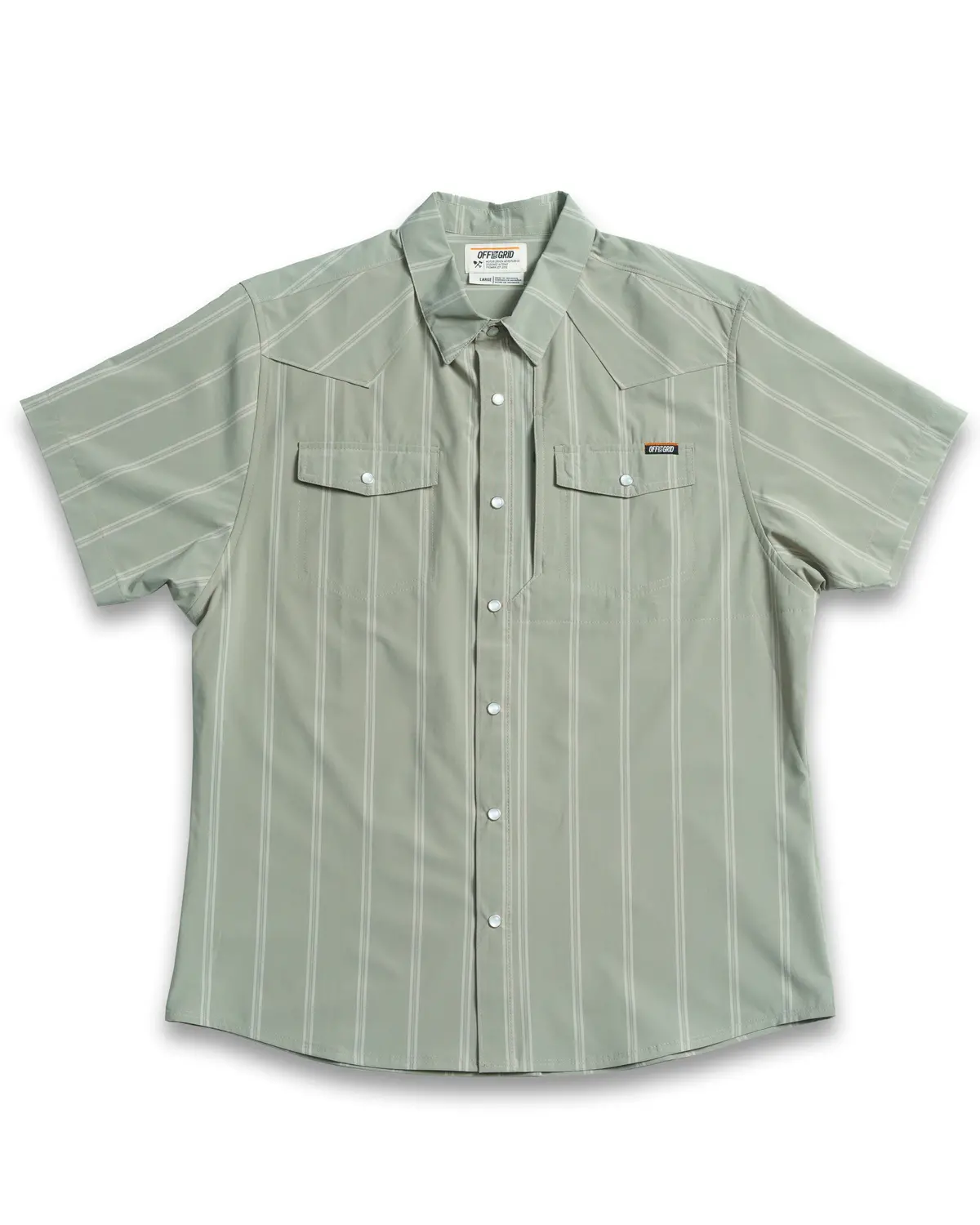 Daryll Ss Shirt - Sage Green 1