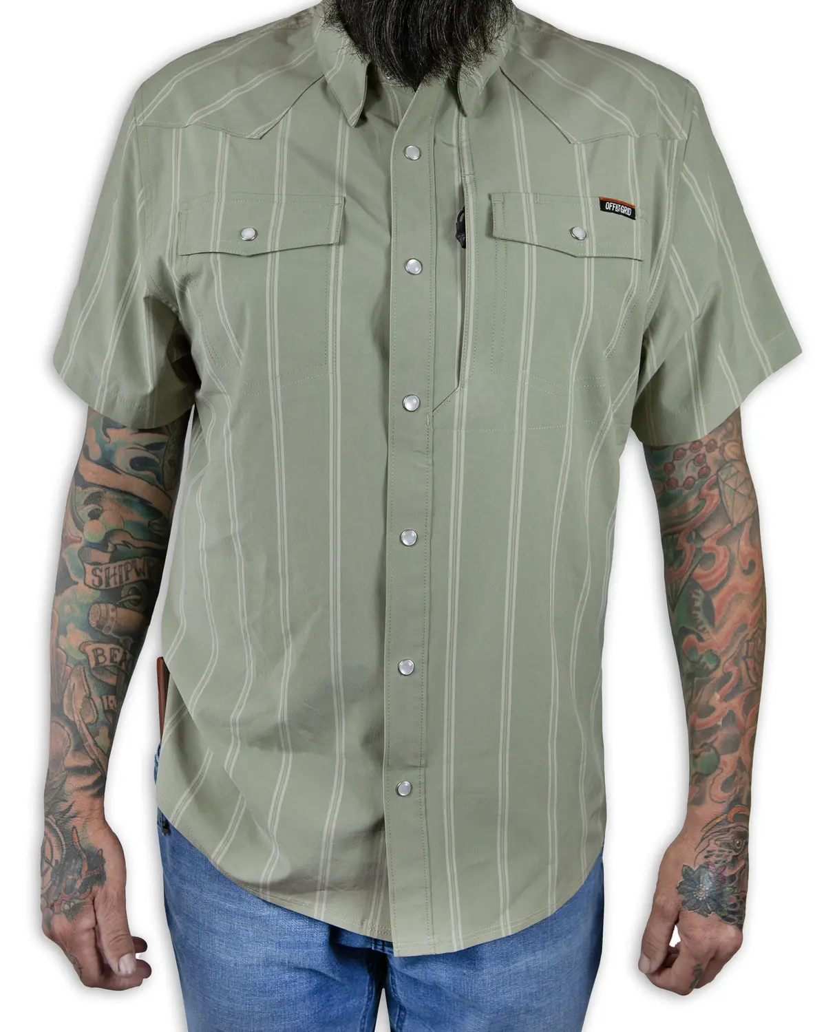 Daryll Ss Shirt - Sage Green 3