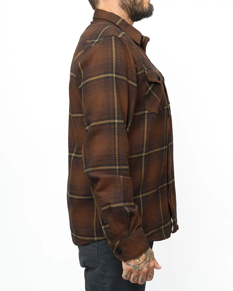 Destroyer Flannel - Burnt Brown 6