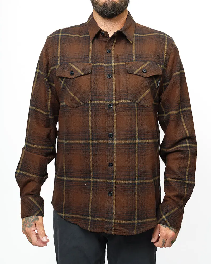 Destroyer Flannel - Burnt Brown 3