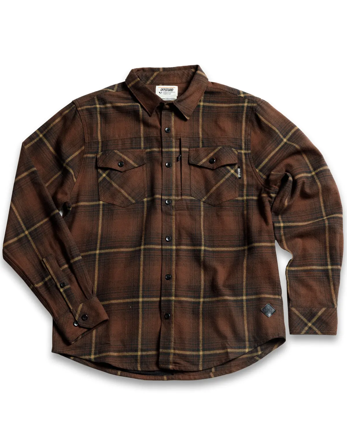 Destroyer Flannel - Burnt Brown 1