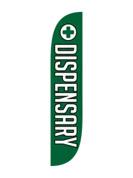 Dispensary Feather Flag 1