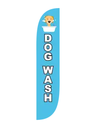 Dog Wash Feather Flag 2