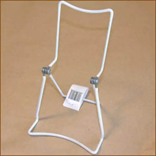 White Vinyl Coated Adjustable Easel, Double Easel 1
