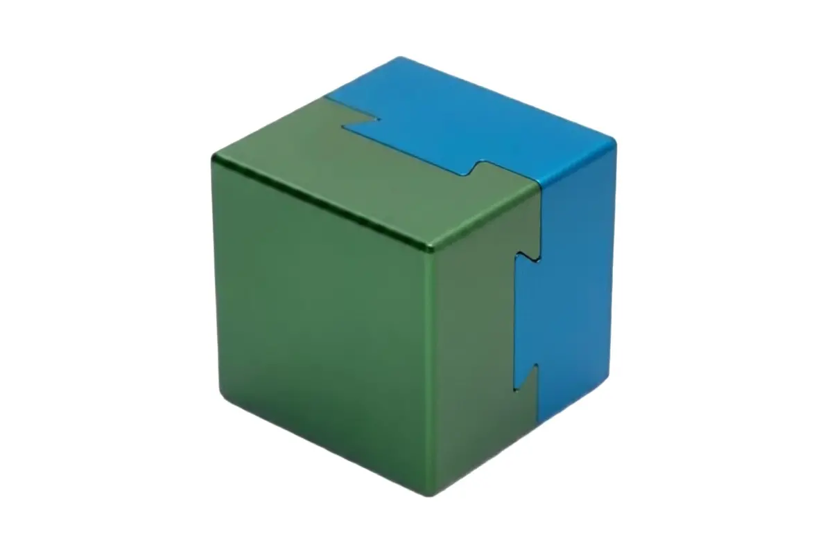 Dovetail Cube #01 – Metal Brain Teaser 2