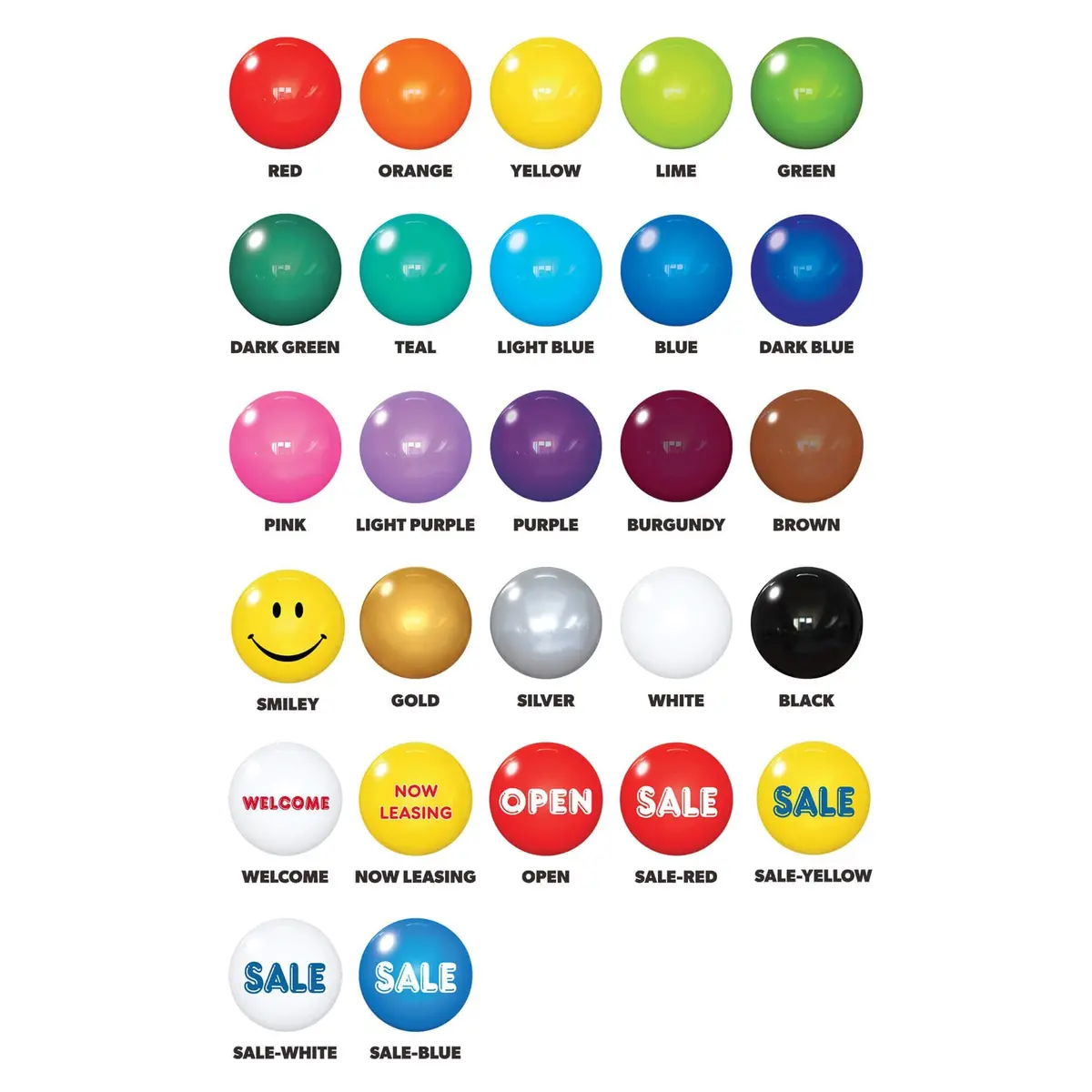 Duraballoon® Outdoor Replacement Balloons 1