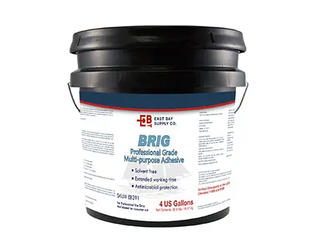 East Bay - 391 Brig Professional Multi Purpose Adhesive 4 Gallon 1