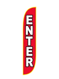 Enter Feather Flag 1