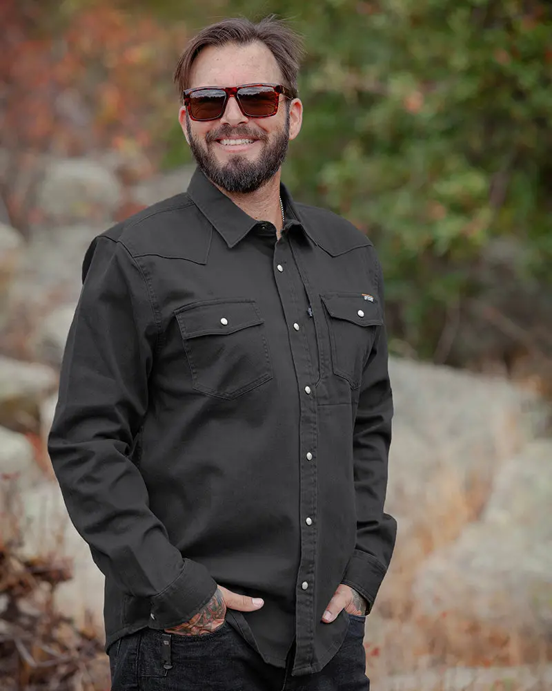 Earl Denim Shirt - Vintage Black 2
