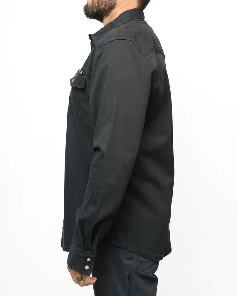 Earl Denim Shirt - Vintage Black 6