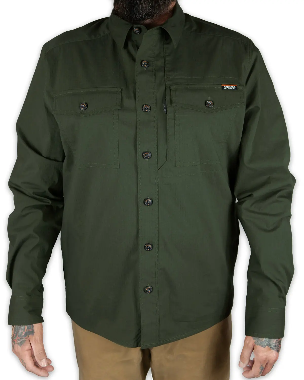 Echo Bravo Ls Shirt - Army 3