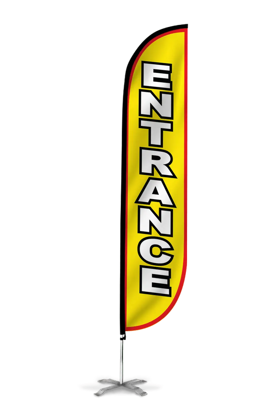 Entrance Feather Flag 1
