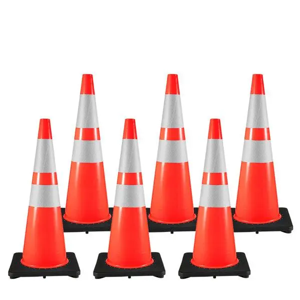 75 Cm/29.5" Pvc Traffic Cone Interlock In Europe Standard 1