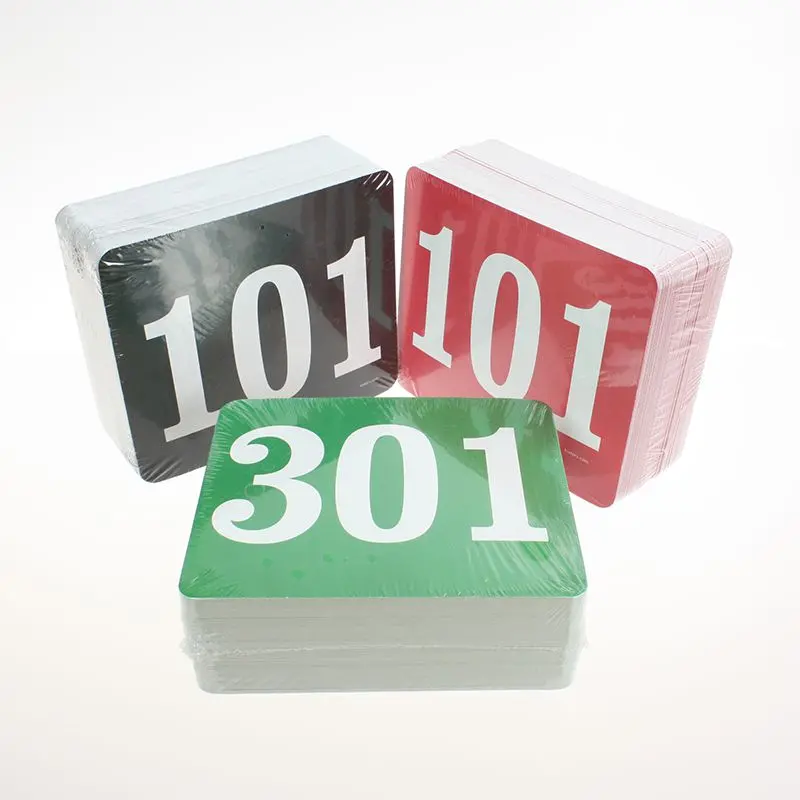 Extra Bold Pre-Numbered Bidder Card (100/Set) 1
