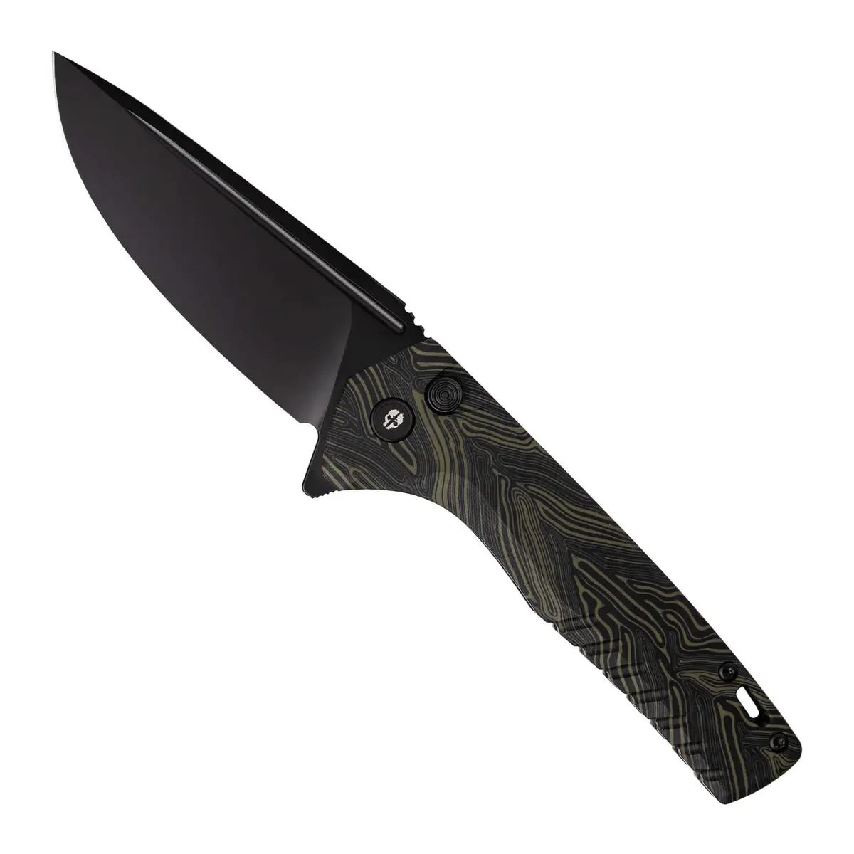 F3 Charlie - Damascus G10 / Black 1