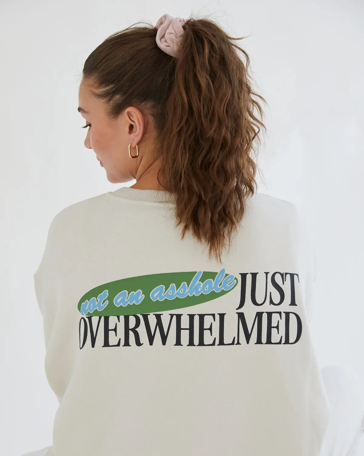 Just Overwhelmed Crewneck 1