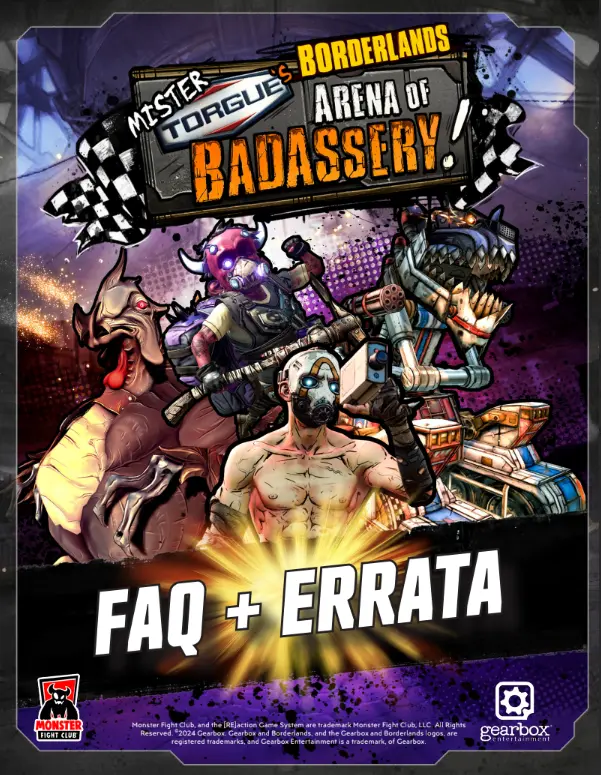 Mister Torgue's Arena Of Badassery™: Faq & Errata Download 1
