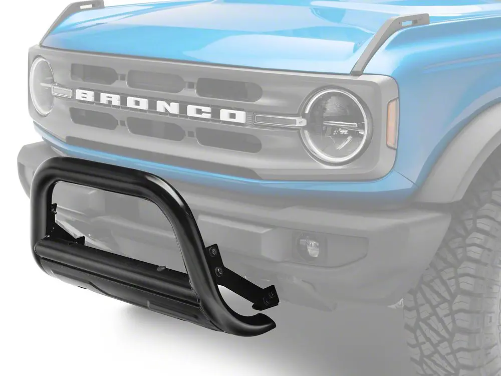 Barricade 3.5-Inch Oval Bull Bar with Reinforced Skid Plate – Ford Bronco (2021–2025)