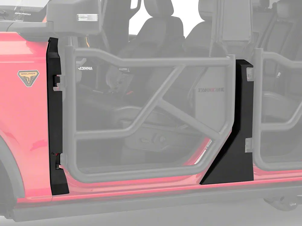 Barricade Hinge Panel Covers for Tubular Adventure Doors – 2021–2025 Ford Bronco 4-Door