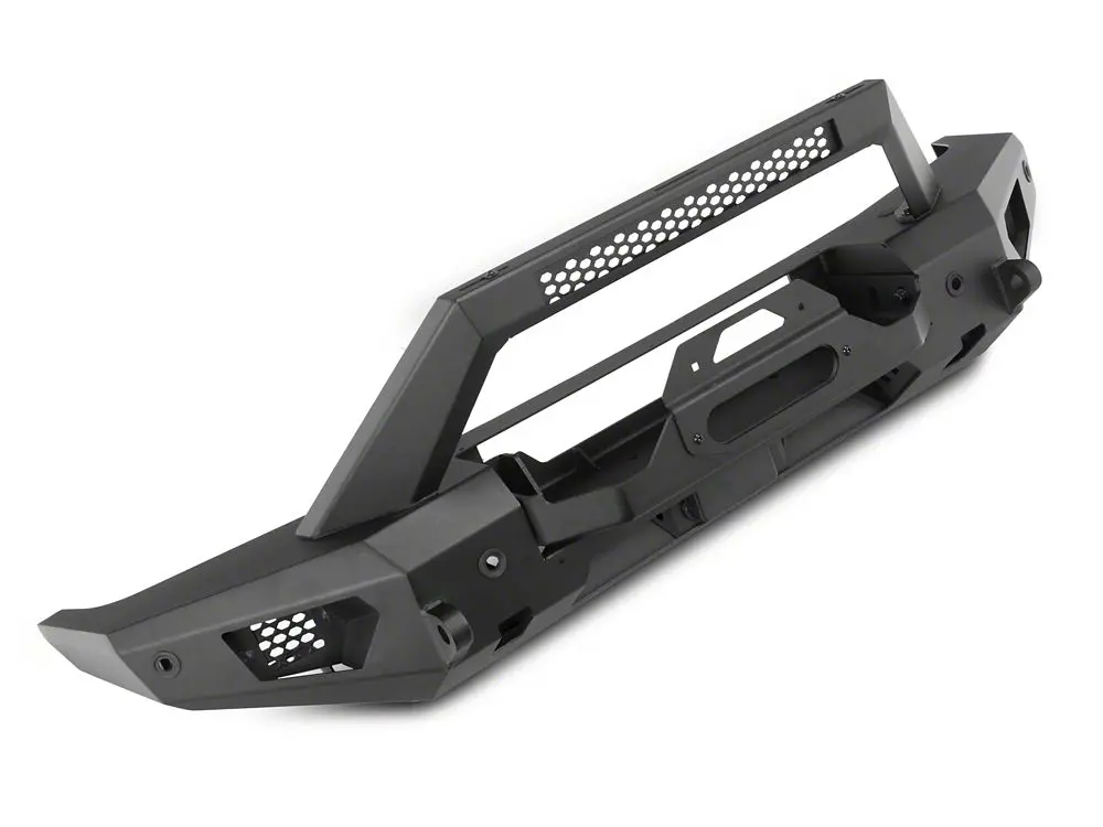 Barricade Hd Plate Style Full Width Front Bumper With Winch Mount (21-25 Bronco, Excluding Raptor) 2