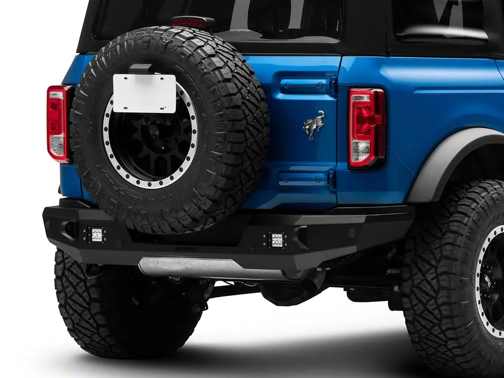 Barricade HD Full-Width Rear Bumper with LED Fog Lights – 2021–2025 Ford Bronco (Excludes Raptor)