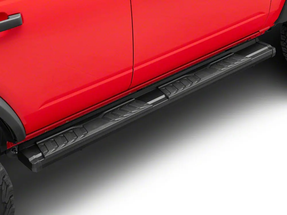 Barricade S6 Running Boards – Textured Black, Bronco 4-Door (2021–2025)