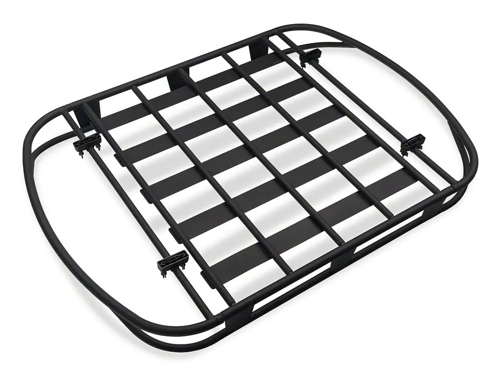 Barricade Roof Rack Basket; Textured Black (Universal; Some Adaptation May Be Required) 2