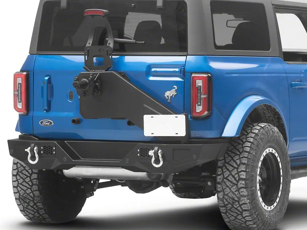 Barricade Heavy-Duty Rear Tire Carrier – Adjustable Mount, Fits 2021–2025 Bronco