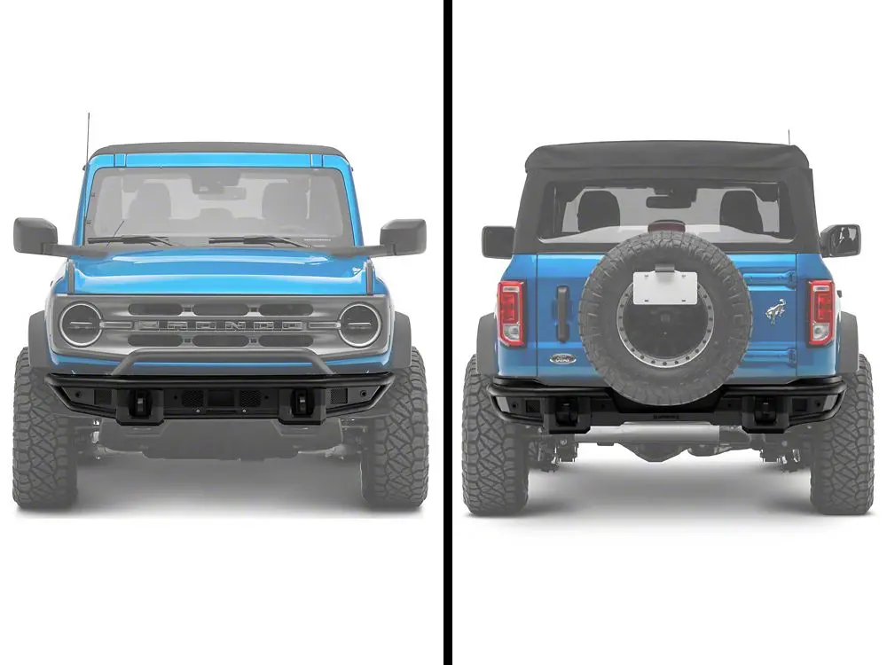 Barricade HD Tubular Front & Rear Bumper Set – Ford Bronco (2021–2025, Excludes Raptor)