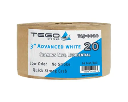 Tego - 3" Advanced White 20 Seam Tape 1