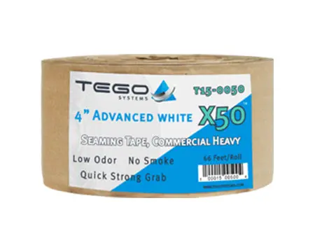 Tego - 4" Advanced White X50 Seam Tape 1