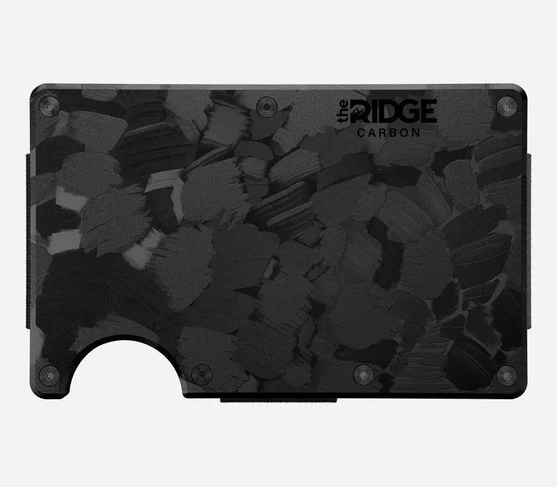 Forged Carbon Wallet - Money Clip 1