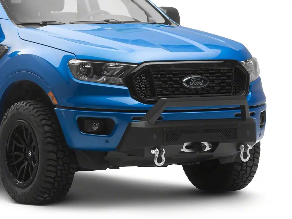 Barricade HD Stubby Front Bumper with Integrated Winch Mount for 2019–2023 Ford Ranger