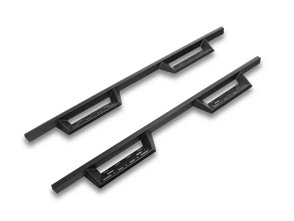 Barricade Canyon Drop Steps; Textured Black (19-25 Ranger Supercrew) 2