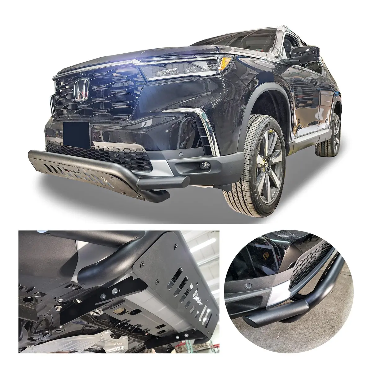 Front Runner Eurotech (Fret2) Lower Grille Guard Fits Honda Pilot 2023-2025 1
