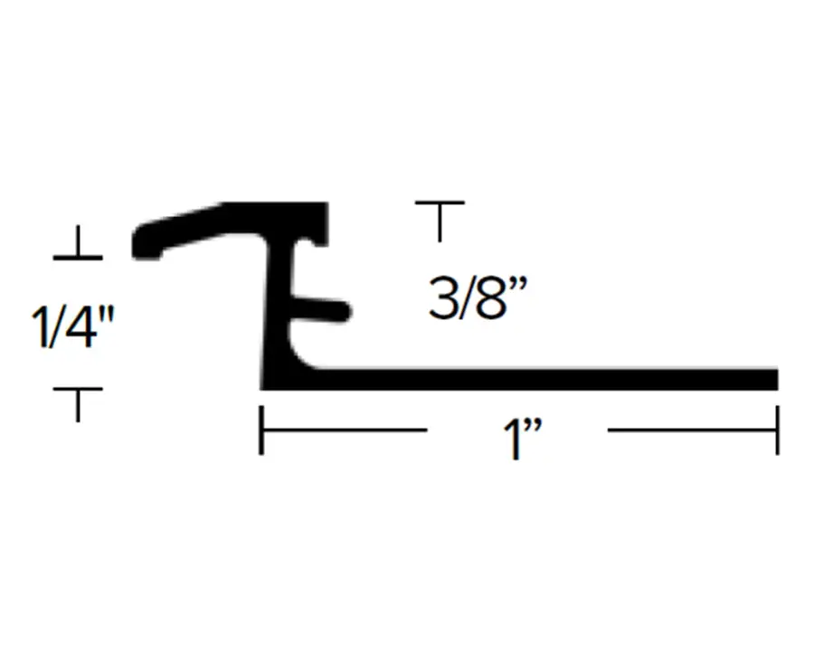 Futura - Edgetek 3/8" Carpet Tuck Trim 1