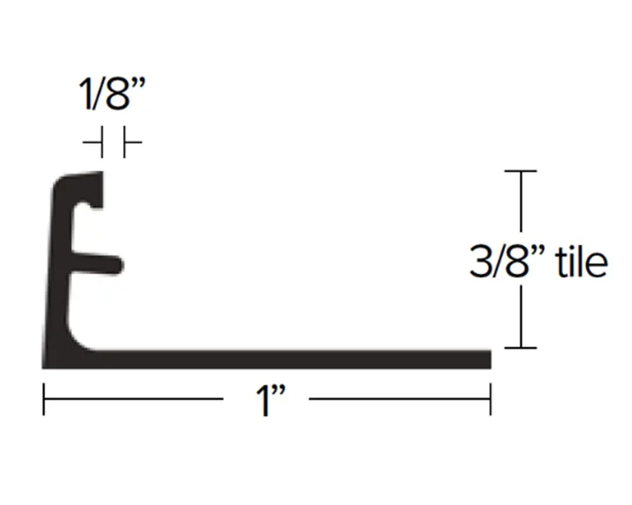 Futura - Edgetek 3/8" L-Shape Trim 1