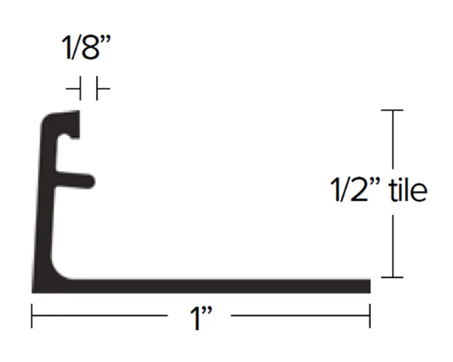 Futura - Edgetek 1/2" L-Shape Trim 1