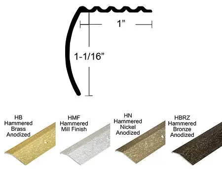 Futura - 1" Standard Stair Nosing, Cm 611 1