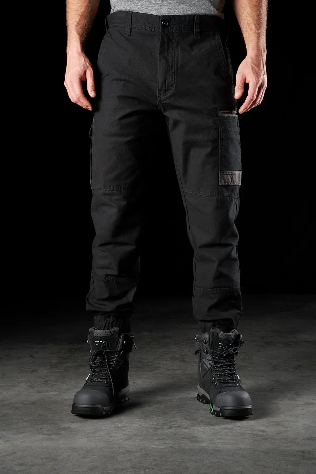 Wp-4 Cuffed Work Pant, Black 2