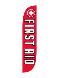 First Aid Feather Flag 1