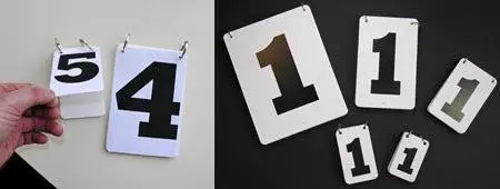 Flipper Deck Replacement Cards (Heavy Card Stock) 1