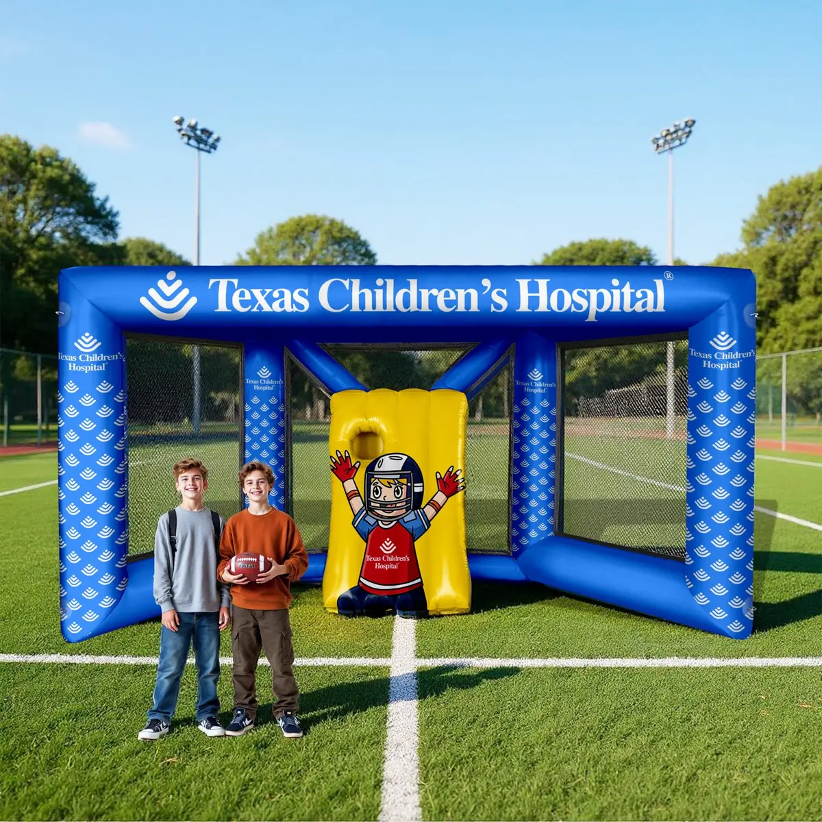 Custom Inflatable Football Toss Game 2