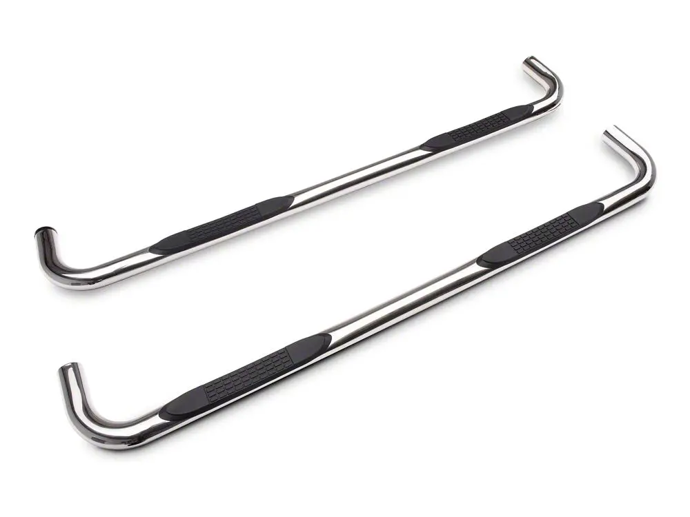 Barricade 3-Inch 90° Bent-End Stainless Steel Side Steps for 2015–2022 GMC Canyon Crew Cab