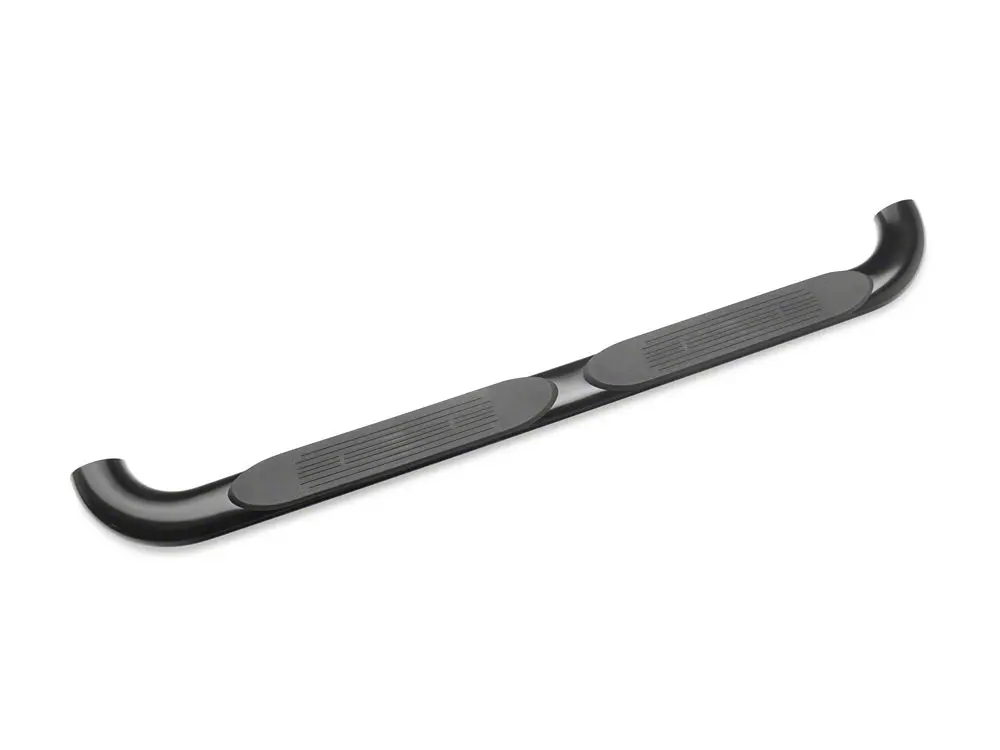 Barricade 4-Inch Oval 90 Degree Bent End Side Step Bars; Black (15-22 Canyon Extended Cab) 2