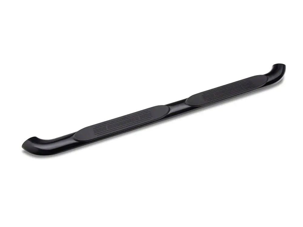 Barricade 4-Inch Oval Bent End Side Step Bars; Black (15-22 Canyon Extended Cab) 2